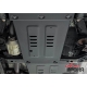 Защита КПП (сталь) + комплект крепежа для BAIC BJ40 2023-н.в. (V - 2.0, АКПП, полный)