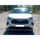 Защита переднего  бампера d-43 одинарная для Toyota Highlander 2019 – н.в.