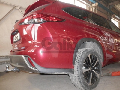 Полностью ОЦИНКОВАННЫЙ фаркоп для Toyota Highlander 2021-н.в. 