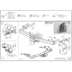 Полностью ОЦИНКОВАННЫЙ фаркоп для Toyota Highlander 2021-н.в. 