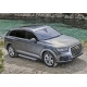 Пороги алюминиевые Rival Silver New для Audi Q7 2015-2021