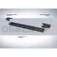 Пороги алюминиевые Rival Black New для Audi Q7 2015-2021