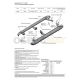 Пороги алюминиевые Rival Premium для Toyota RAV4 2013-2019
